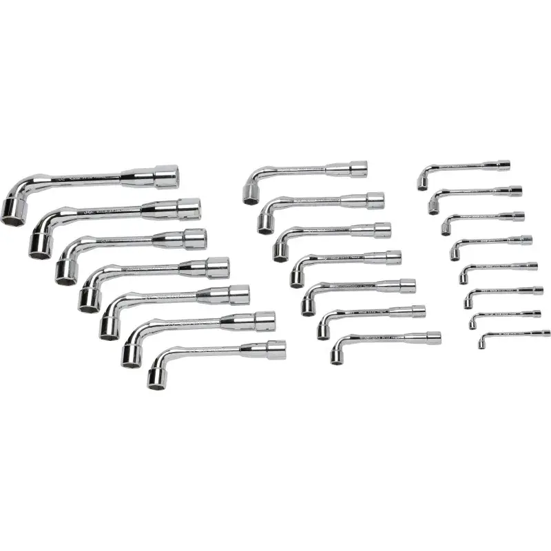 Cle A Pipe Debouchee Polie 6/6 Pans En Mm - Jeu De 22 SAM Outillage - 94-SDJ22 Affaire À Saisir