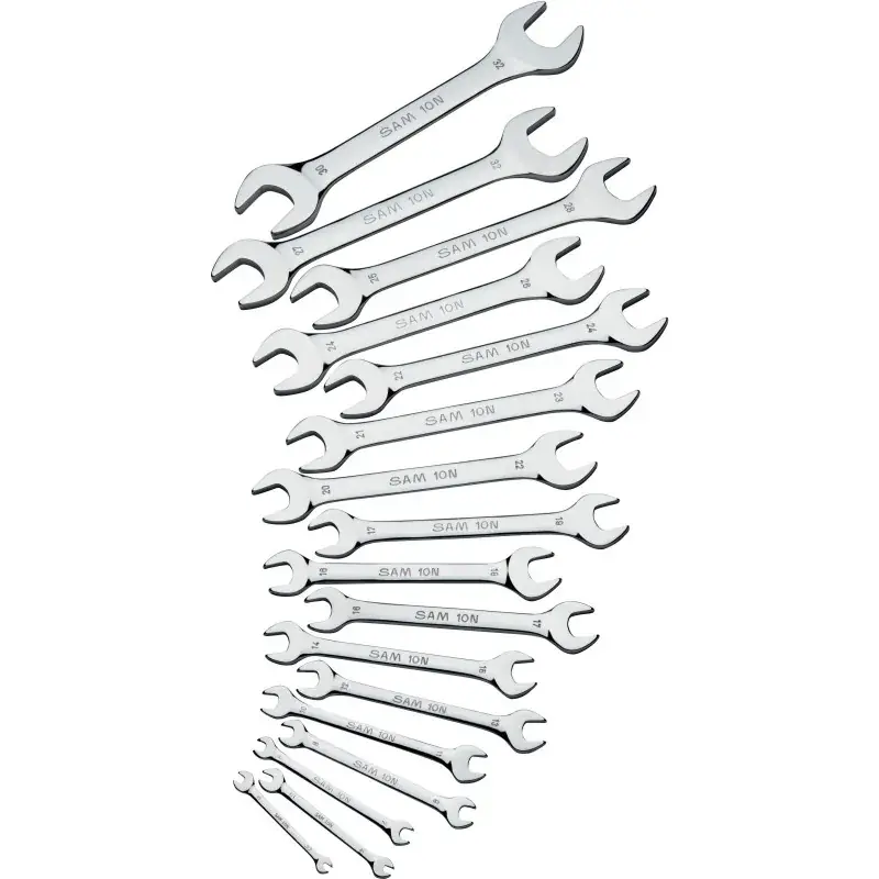 Cle A Fourche En Mm – Jeu De 8 De 6 A 22 Mm SAM Outillage – 10N-J8NP Pas Cher