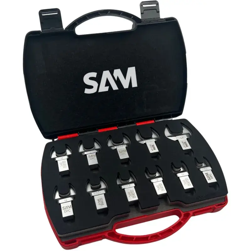 Prix Bas Embout Dynamometrique 14X18 A Fourche En Mm – Coffret De 11 SAM Outillage – DFC-J11
