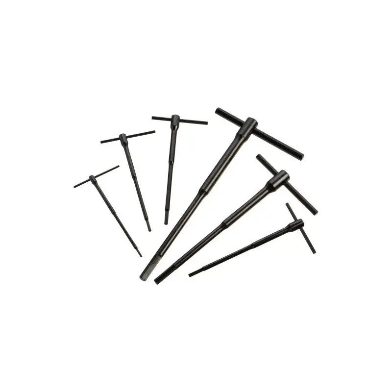 Cle Male En T Asymetrique 6 Pans De 3 A 10 Mm - Jeu De 6 SAM Outillage - 62CT-J6 Remise