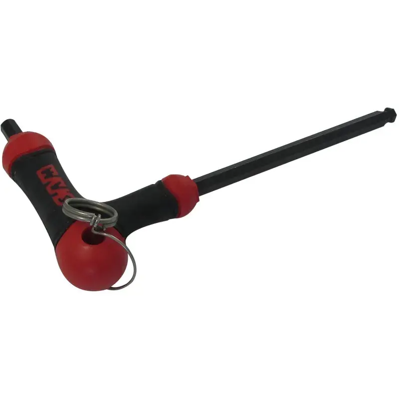 Cle Male 6 Pans Spherique Poignee L Avec Clip Inox Fme SAM Outillage Prix Bas