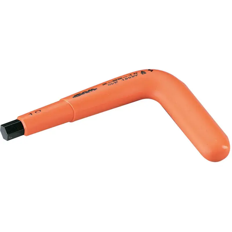 Cle Male Coudee A 90° Isolee 1000 Volts SAM Outillage Réduction