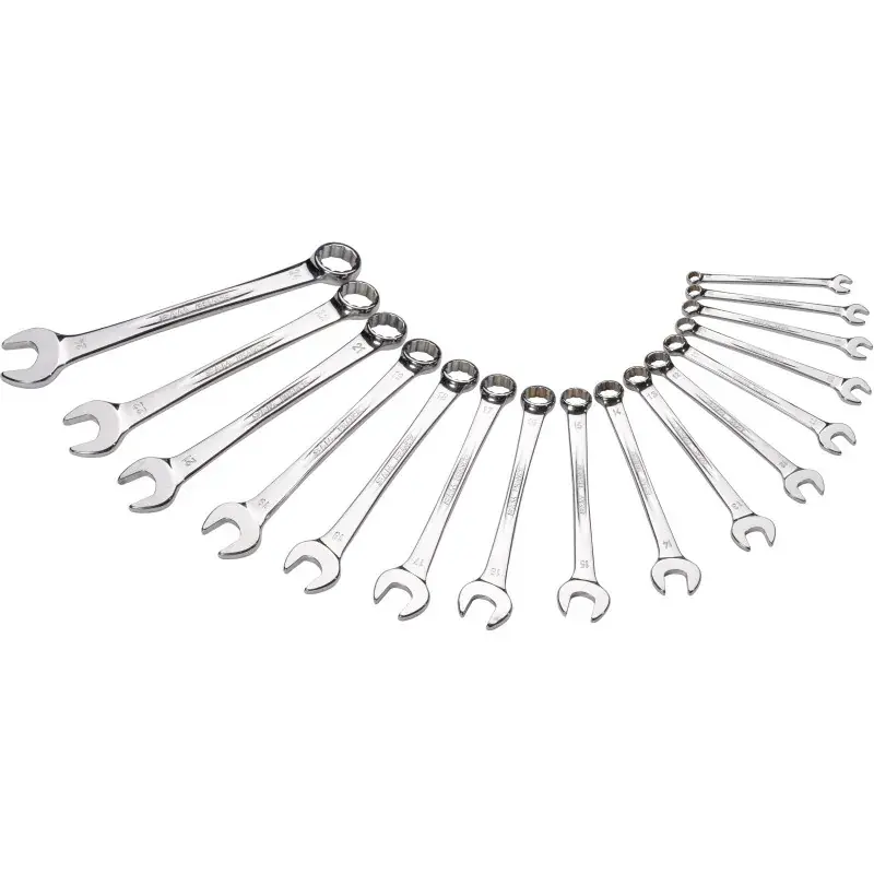 Prix Bas Cle Mixte De 6 A 24 Mm - Brillante - Jeu De 16 SAM Outillage - 50A-J16
