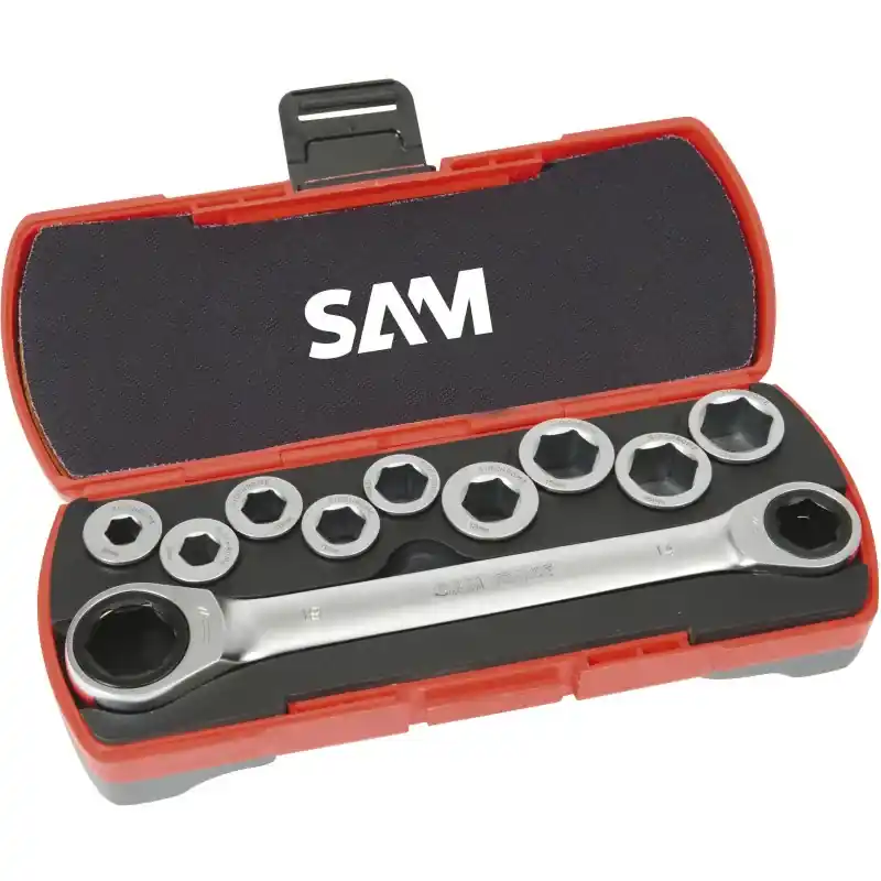 Cle A Cliquet - Coffret De 12 SAM Outillage - CP-12 Jusqu'à Épuisement Des Stocks