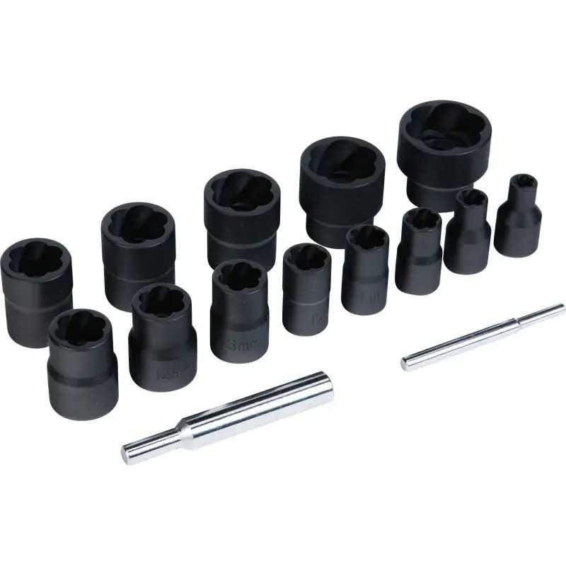 Retour Gratuit Douille D‘Extraction D‘Ecrous – Coffret 10 Pieces SAM Outillage – 74NJ-J10