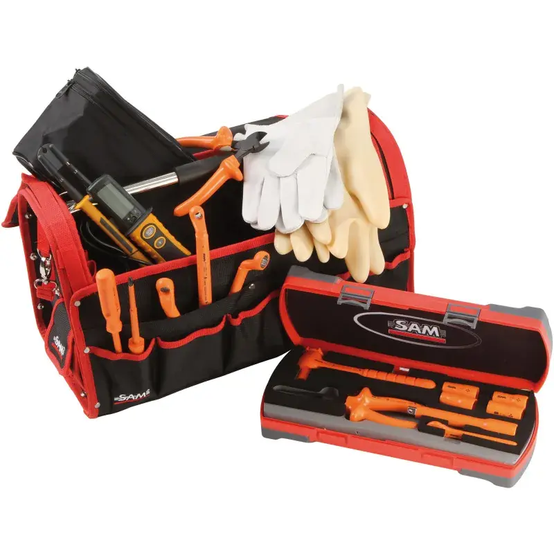 Offre Du Jour Caisse Textile 30 Litres - 11 Outils - Isoles 1000 Volts SAM Outillage - CP-11