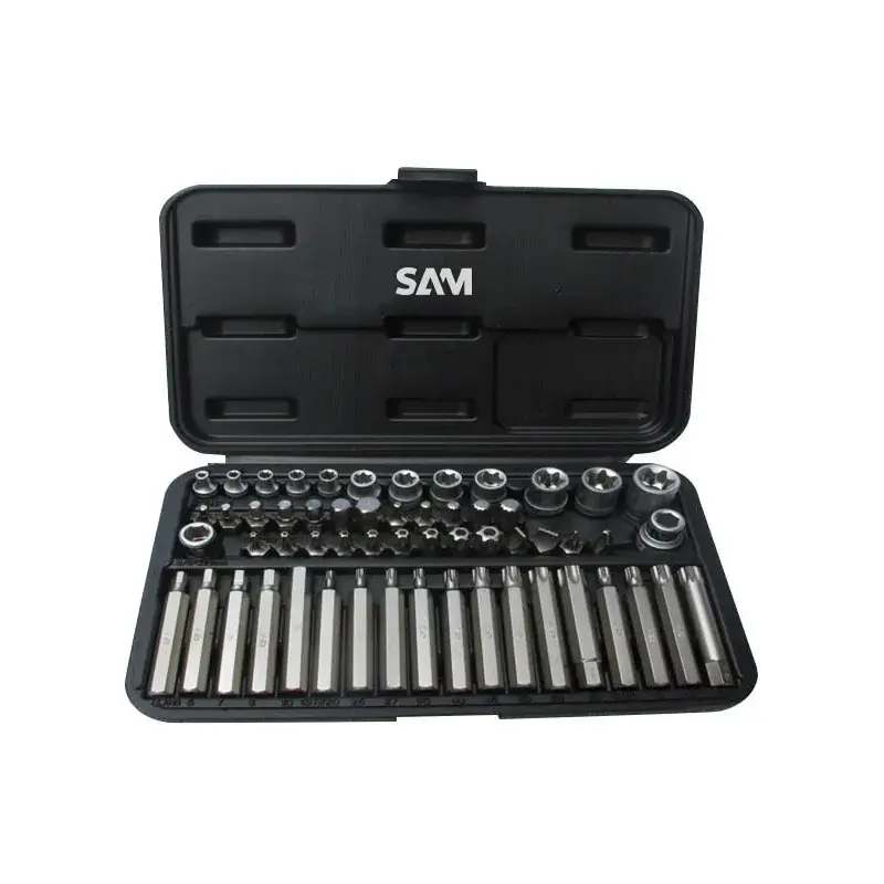 Achat Immédiat Embout Tournevis Et Douilles Multi-Empreinte – Coffret De 50 SAM Outillage – CP-RJS-50