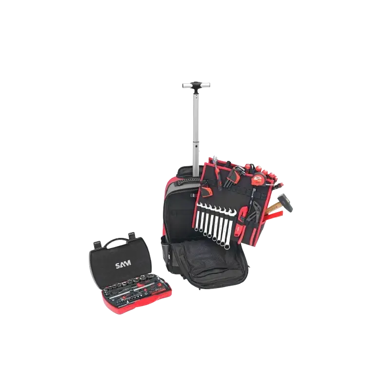 Sac A Dos 40 Litres Avec 100 Outils De Maintenance SAM Outillage - CP-100-BAG5N Paiement Sécurisé