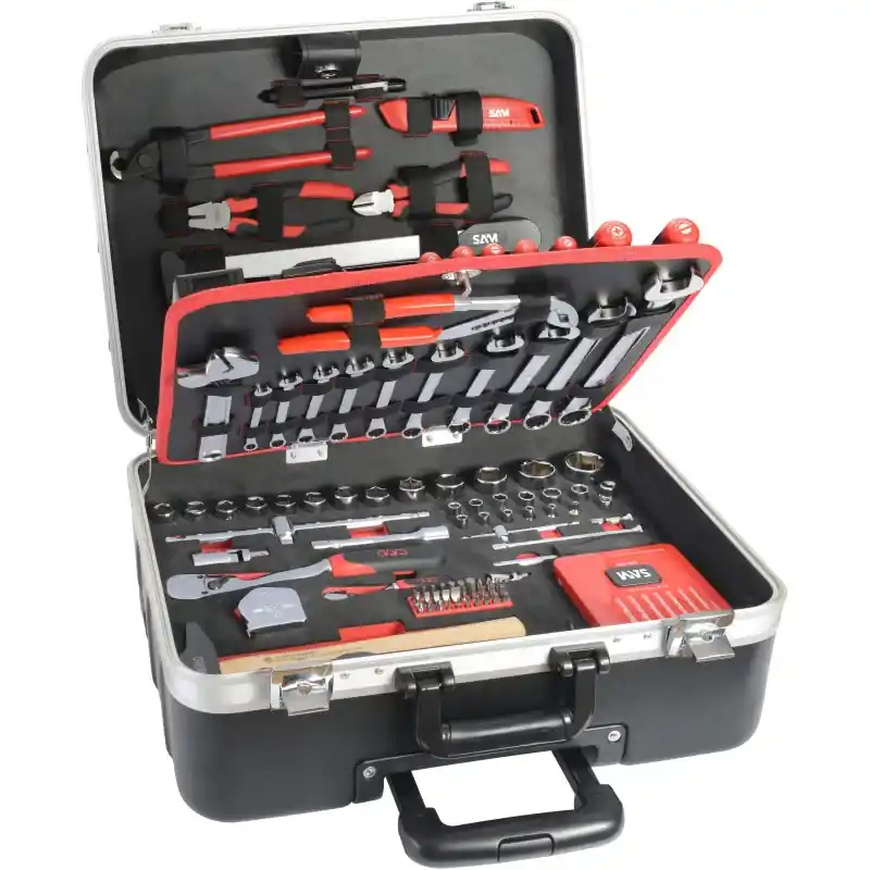 Valise Trolley 136 Outils SAM Outillage - CP-136N Retour Gratuit