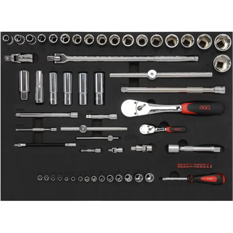 Composition 106 Outils Plateau N°1 Module Mousse 3/3 SAM Outillage - CPP-135PM1 Nouvel Arrivage