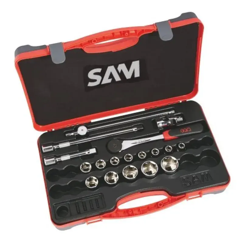 Vente Flash Douilles Et Accessoires 1/2‘‘ – Coffret De 18 SAM Outillage – 75-SH18