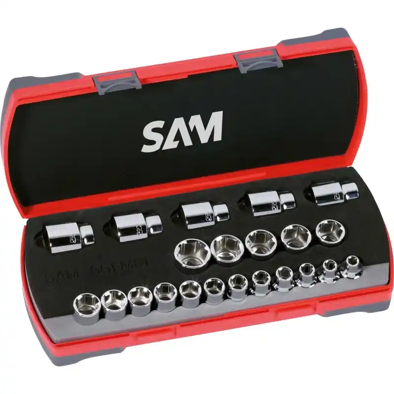 Bon Marché Douilles Et Accessoires 1/2‘‘ – Coffret De 22 SAM Outillage – 75-SH22A