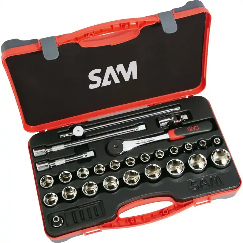 Must-Have Douilles Et Accessoires 1/2‘‘ – Coffret De 27 SAM Outillage – 75-SH27A