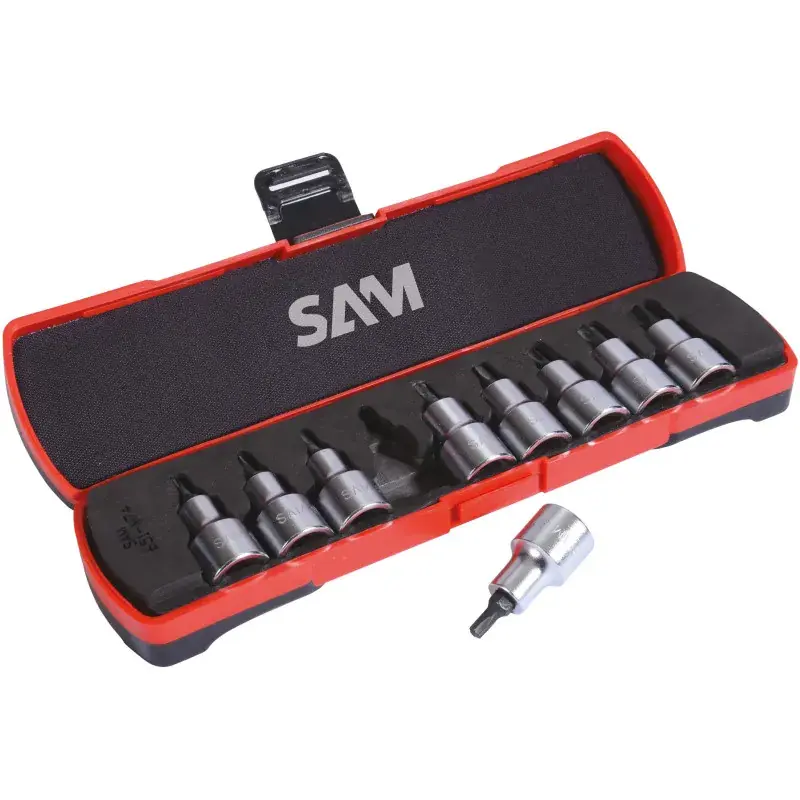 Douille Tournevis 1/2" Empreinte Torx De 20 A 60 - Coffret De 9 SAM Outillage - CDSTX-1 Acheter En Ligne