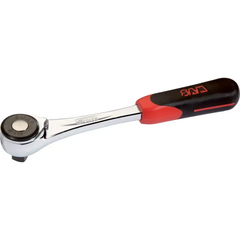 Cliquet 1/2‘‘ Push 120 Dents A Inversion Par Levier SAM Outillage - S-158P Seulement Aujourd'hui