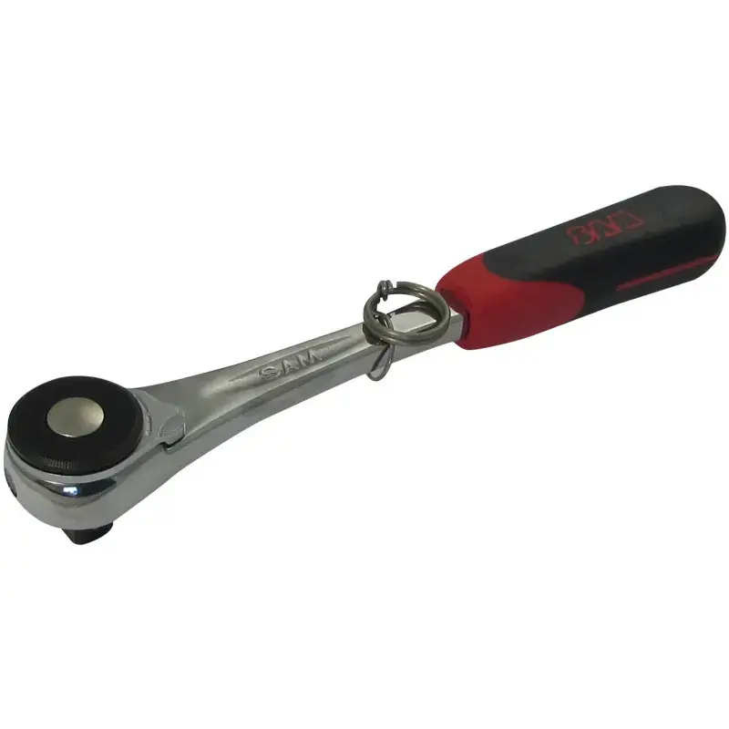 Cliquet 1/2‘‘ Push 120 D. Invers. Levier Avec Clip Inox Fme SAM Outillage - S-158P-FME Prix Choc