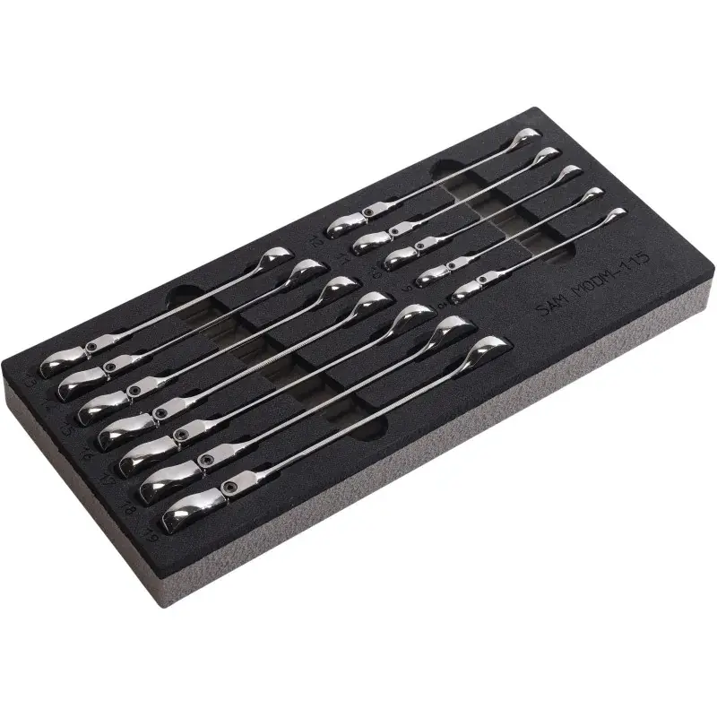Module Mousse 1/3 De 12 Cles Mixtes A Cliquet 8-19 Mm SAM Outillage – 50-CTJ12MM Achat Immédiat