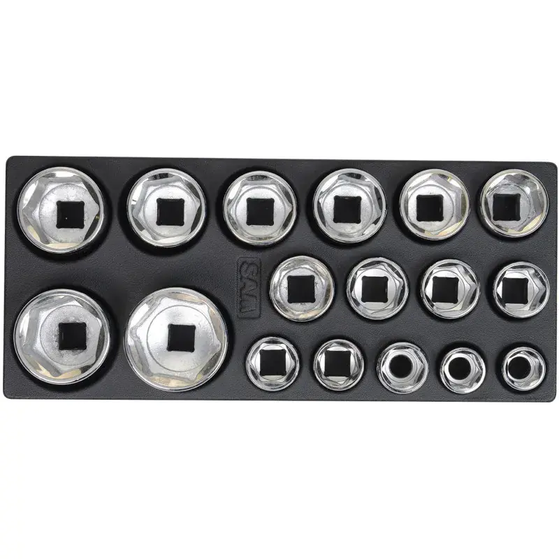 Module Mousse 1/3 – 17 Douilles 3/4‘‘ 6 Pans En Mm SAM Outillage – 78-CH17MM Satisfait Ou Remboursé