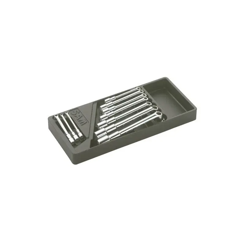 Certifié Module Abs 1/3 De 10 Cles A Pipe Deb. Satin. 6/12 Pans En Mm SAM Outillage – 93-J10M