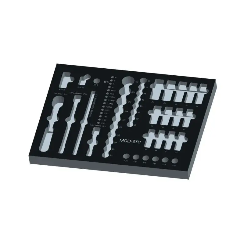 Module Mousse 3/3 Vide Tiroir N° 1 Servante Service Rapide SAM Outillage – MOD-SR-1 Nouvel Arrivage
