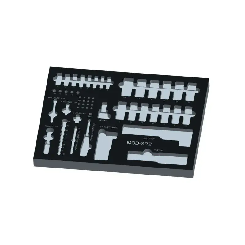 Promotion Module Mousse 3/3 Vide Tiroir N° 2 Servante Service Rapide SAM Outillage - MOD-SR-2
