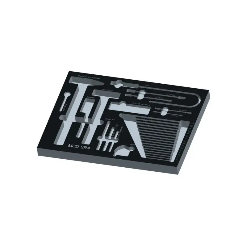 Module Mousse 3/3 Vide Tiroir N° 4 Servante Service Rapide SAM Outillage – MOD-SR-4 Expédition Rapide