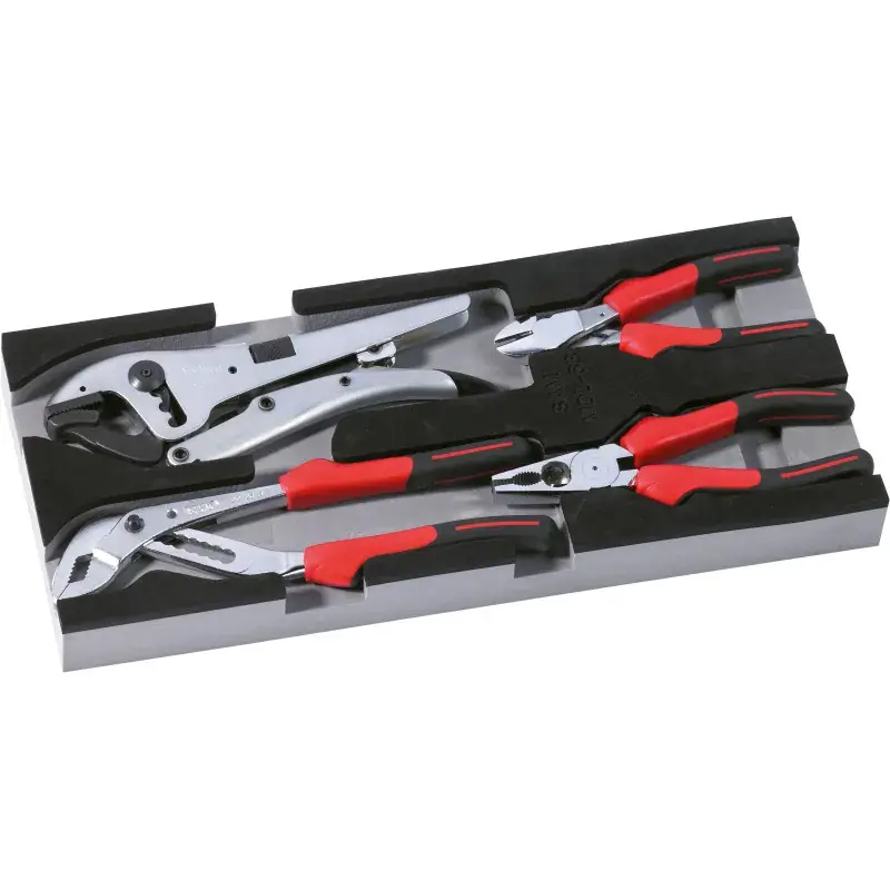 Module Mousse 1/3 De 4 Pinces Chromees Polies SAM Outillage – P21-J4M Commander Vite