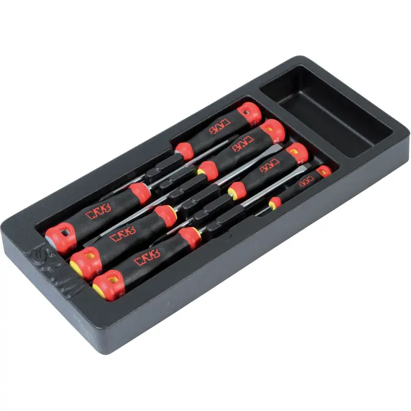 Prix Promo Module Abs 1/3 De 7 Tournevis Fente Phillips SAM Outillage – T-1M