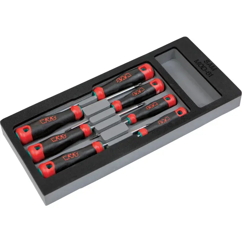 Module Mousse 1/3 De 7 Tournevis Bi-Matiere Resistorx SAM Outillage – T-RJ7MM Top Vente