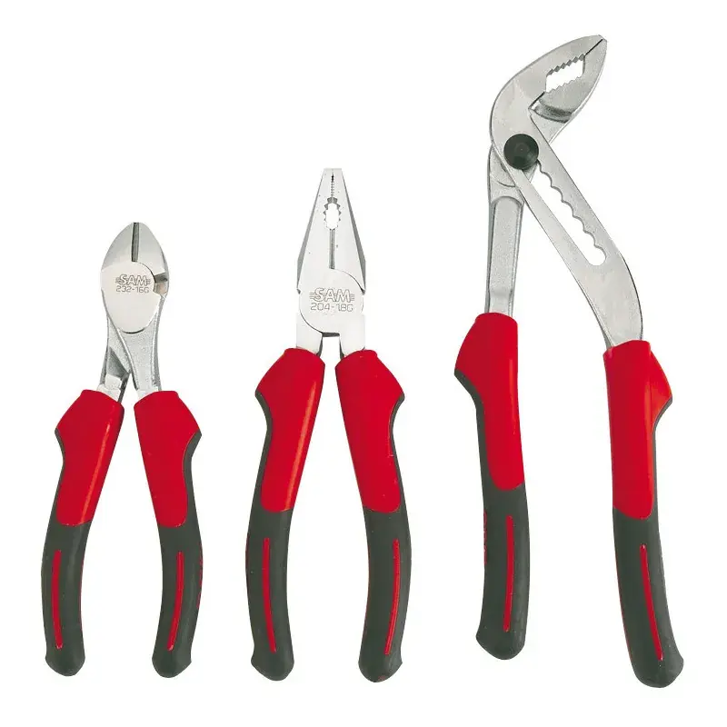 Meilleure Vente Pince Bi-Matiere Multiprise/Universelle/Coupante – Jeu De 3 SAM Outillage – 209-J3