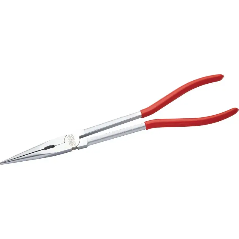 Pince Bec Demi Rond Droit 280 mm Extra Longue SAM Outillage - 237-28CP Acheter En Ligne