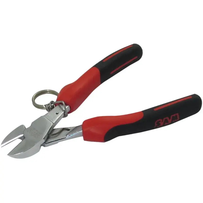 Pince Coupante Diag.Bimat. Ressort 185 Mm Avec Clip Inox Fme SAM Outillage - 232-R18G-FME Prix Cassé