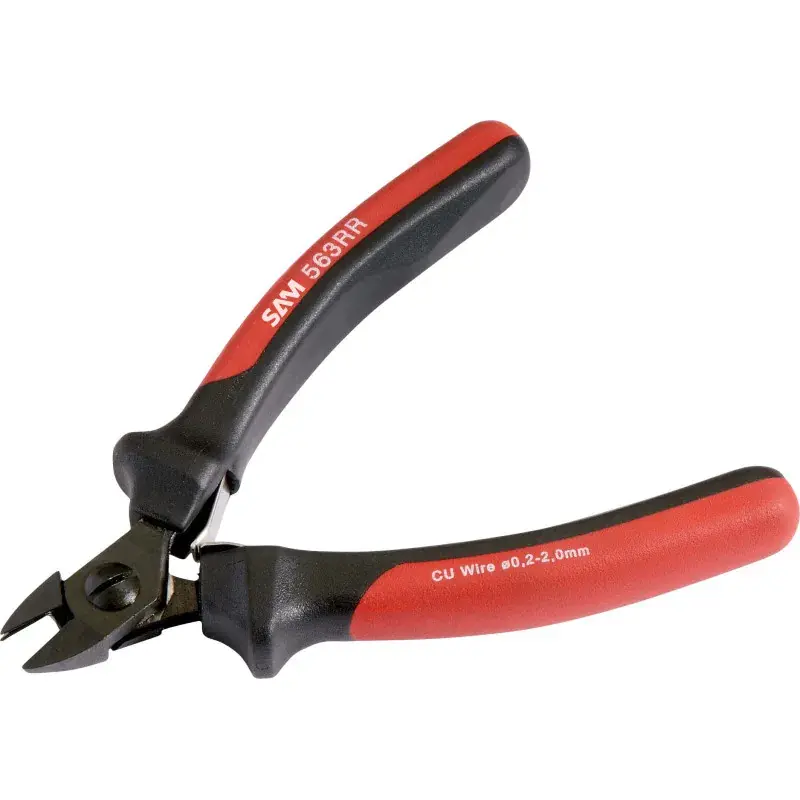 Top Vente Pince Electronique Coupante Diagonale Bi-Matiere SAM Outillage - 563-RR