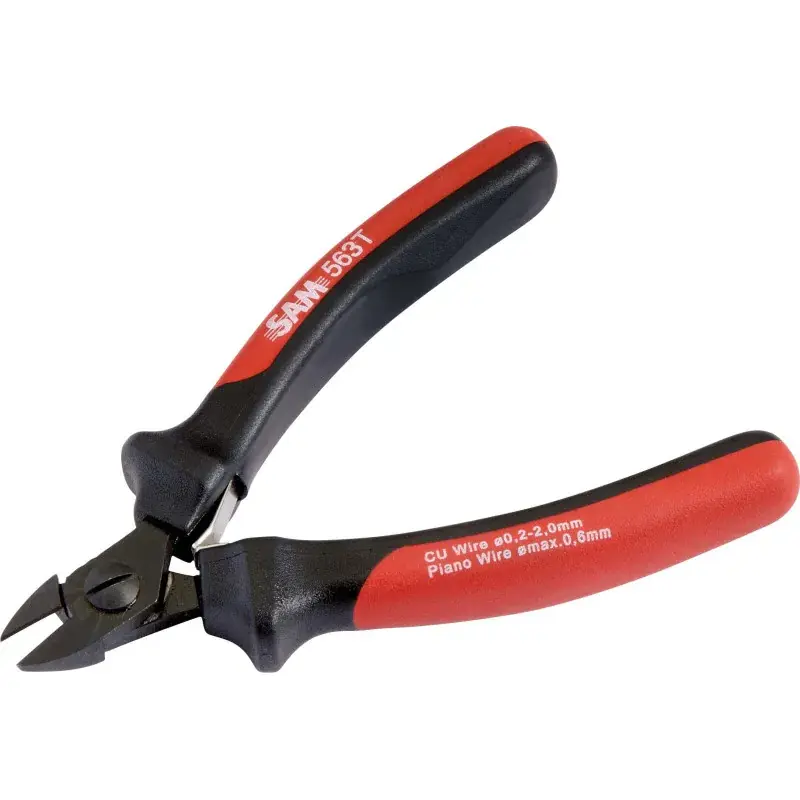 Pince Electronique Coupante Diagonale Bi-Matiere SAM Outillage - 563-T Commander Maintenant
