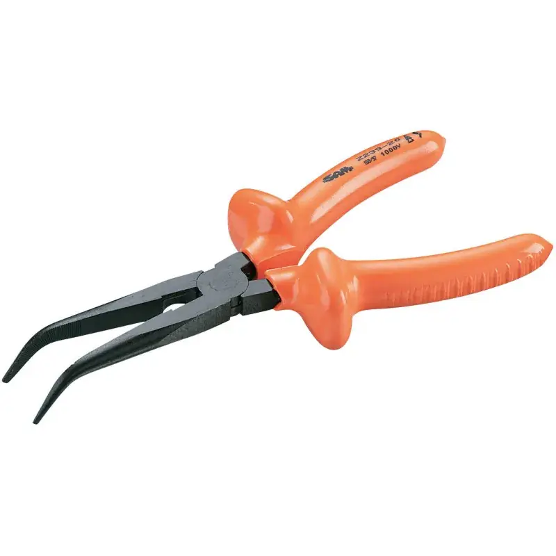 Solde Pince Coudee 45° Avec Coupe-Fils Isolee 1000 Volts 165 Mm SAM Outillage - Z-239-16