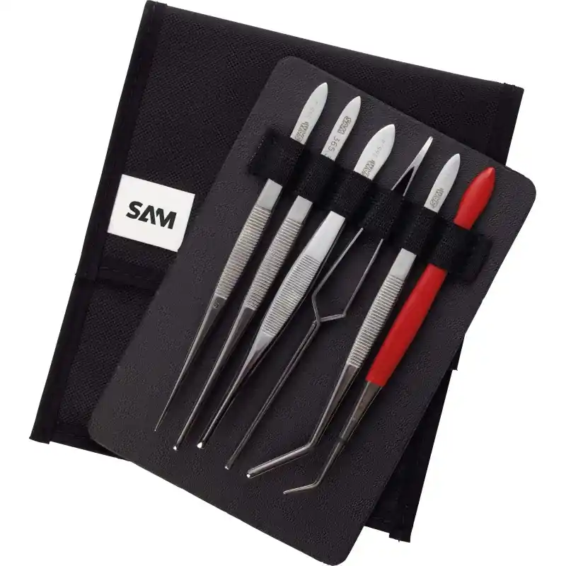 Brucelle En Acier Inoxydable - Trousse De 6 SAM Outillage - 365-TR6A Vente Directe