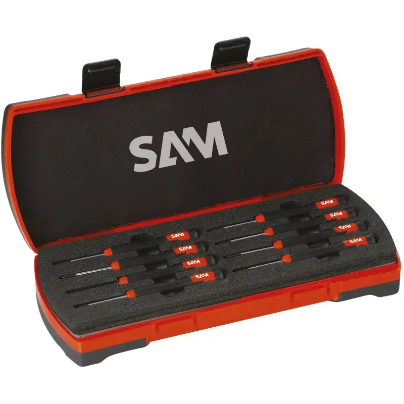 Tournevis De Precision Fente Ph Pz - Coffret De 8 SAM Outillage - 276-J8 Achetez Aujourd'hui