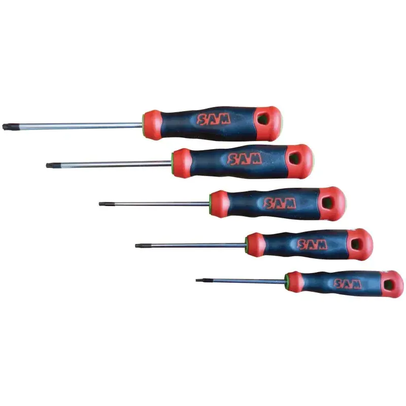Tournevis Bi-Matiere Torx - Trousse De 5 SAM Outillage - T-J3 Remise