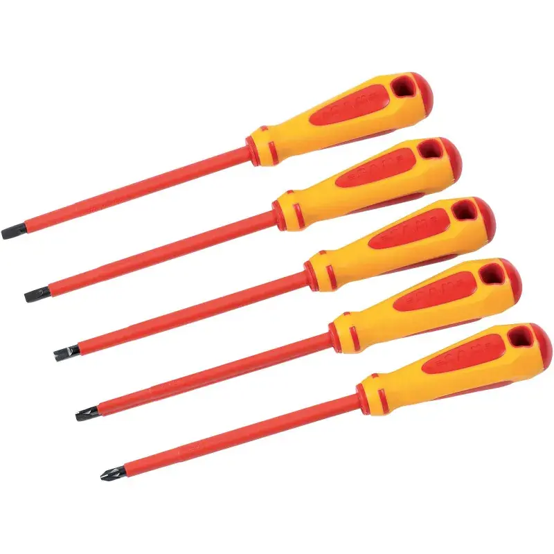 Dernière Chance Tournevis Phillips Et Pozidriv Isole 1000 Volts - Jeu De 4 SAM Outillage - ZTB-J4BR