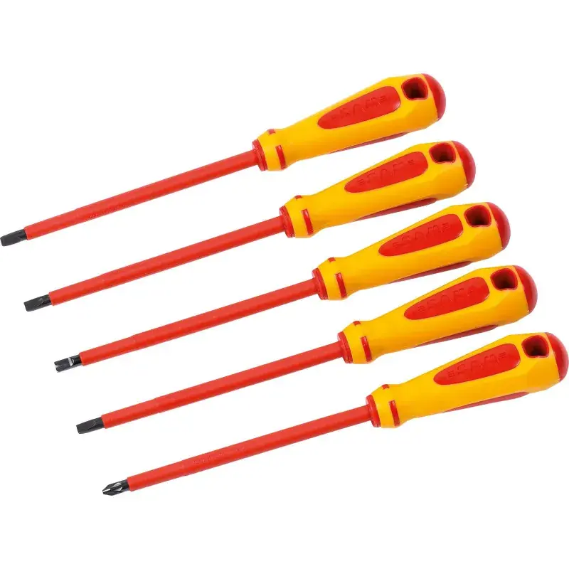 Tournevis Fente Et Phillips Isole 1000 Volts - Jeu De 5 SAM Outillage - ZTB-PJ5 Nouvel Arrivage