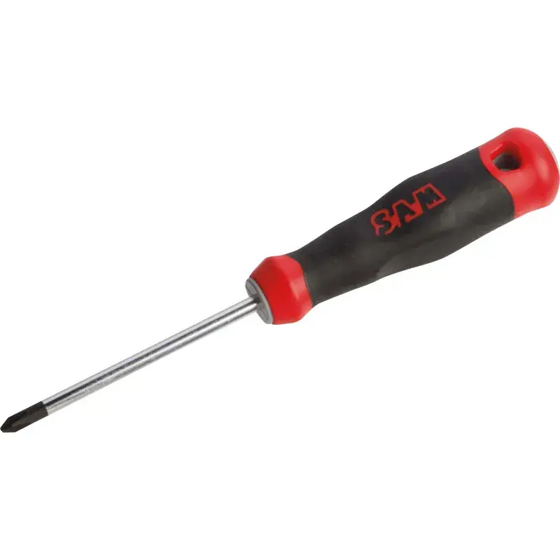 Quantité Limitée Tournevis Bi-Matiere Phillips N°2 6X125 Mm SAM Outillage - T-2P125