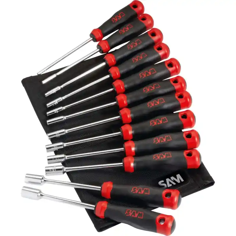 Cle A Douille Emmanchee De 3,5 A 13 Mm – Trousse De 12 SAM Outillage – 292P-J12 Prix Bas