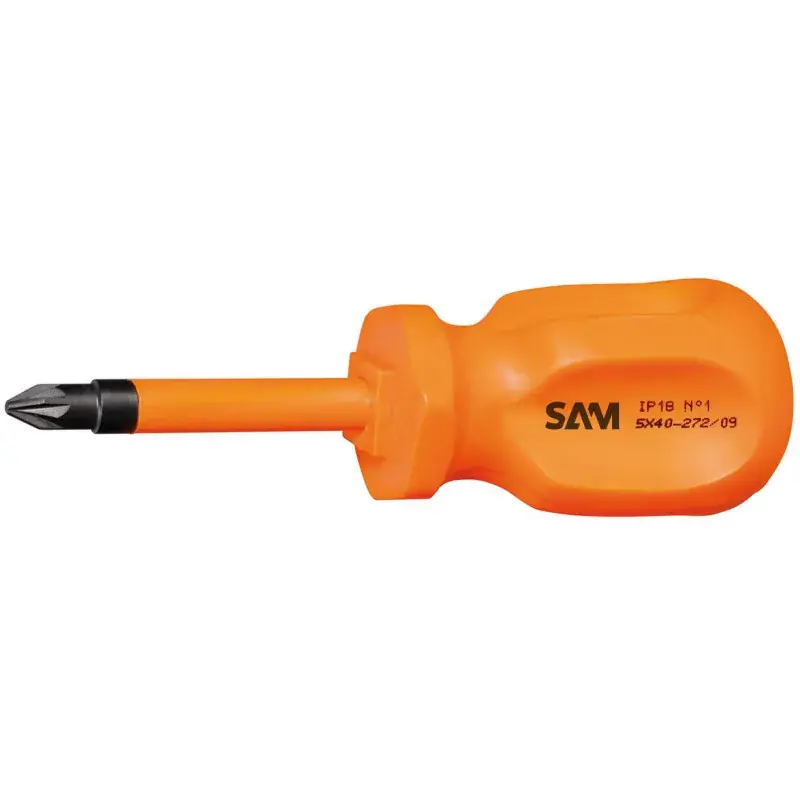 Tournevis Phillips Tom Pouce Isole 1000 Volts N°2 SAM Outillage – Z-173-MM2 Expédition Rapide