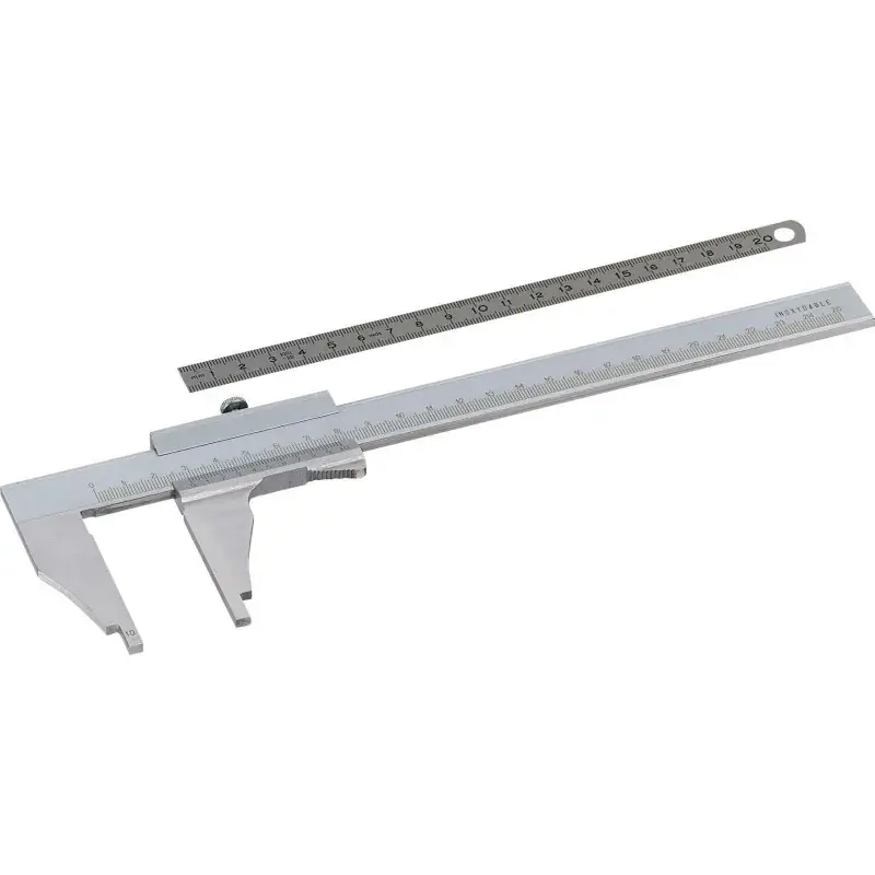 Solde Pied A Coulisse 200 Mm 1/50E Avec Reglet SAM Outillage - 710-P-12