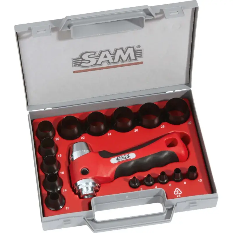 Decoupe-Joints 3 A 30 Mm - Poignee Confort - Coffret De 16 SAM Outillage - 694-C-16-N Meilleure Vente