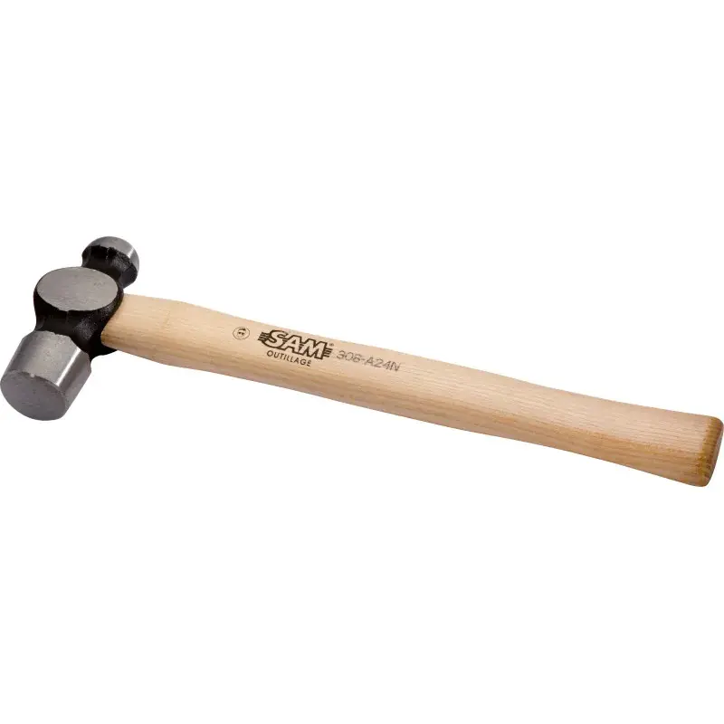 Pas Cher Marteau Anglais – Manche Bois – 110 Mm SAM Outillage – 306-A-24N