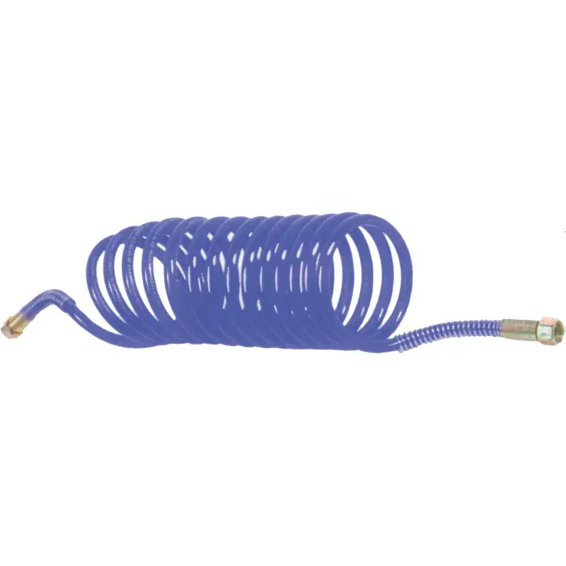 Spirale 6M Tuyau 8X12 Raccords Males 1/4‘‘ + Coupleur Sam Outillage – 19015-102 Remise