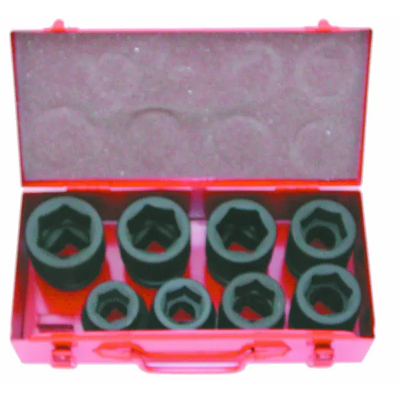 Nouvel Arrivage Douille A Chocs 1‘‘ De 24 A 41 Mm – Coffret De 8 Sam Outillage – 19170