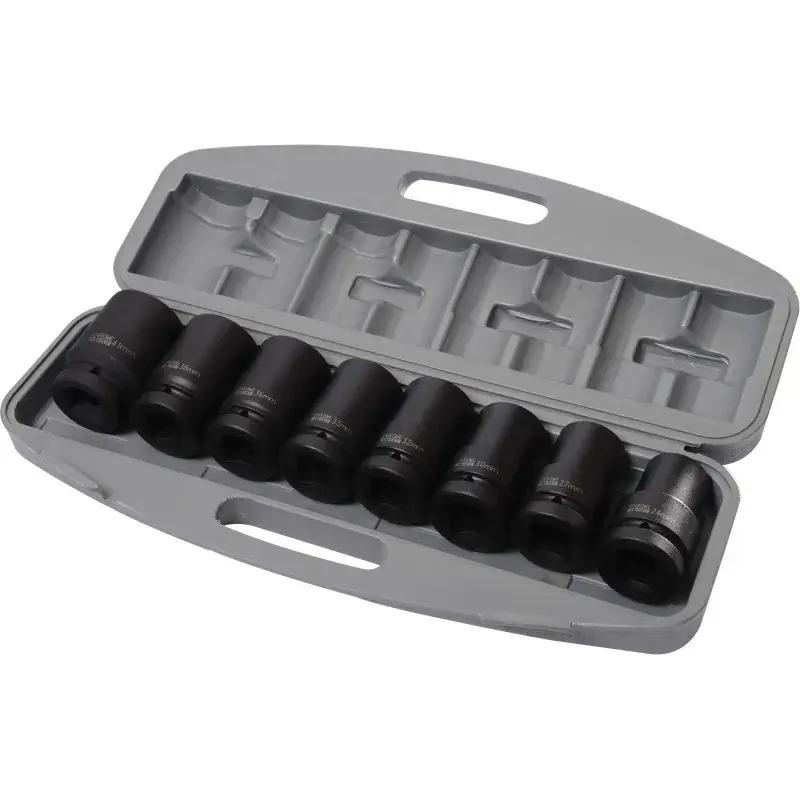 Douille A Chocs 1‘‘ De 24 A 41 Mm – Longues – Coffret De 8 Sam Outillage – 19171 Vente Directe
