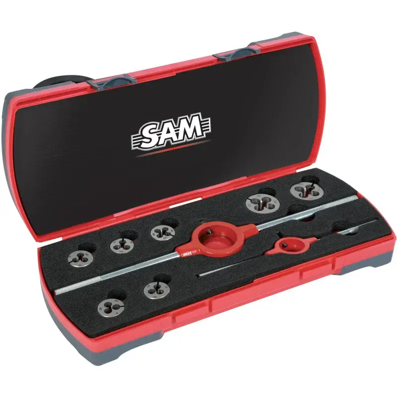 Filiere M3 4 5 6 8 10 12 + 2 Porte-Filieres – Coffret De 7 SAM Outillage – CF-9 Paiement Sécurisé